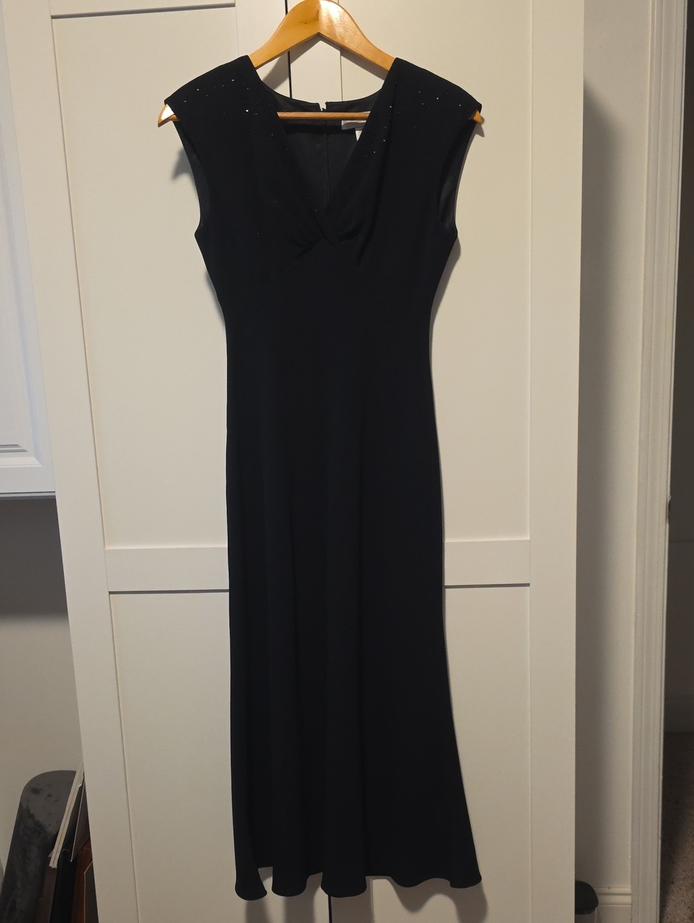 Petite Sophisticates Black Cocktail Formal Dress Gown